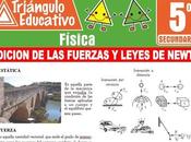 Medición Fuerzas Leyes Newton para Quinto Secundaria