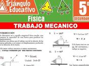 Problemas Trabajo Mecánico para Quinto Secundaria