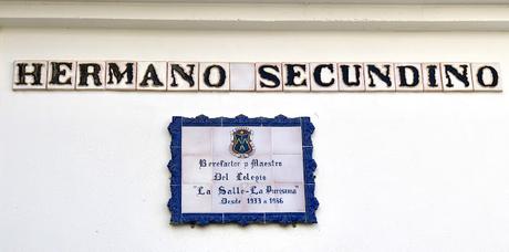 Una calle dedicada al Hermano Secundino.