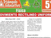 Ejercicios Movimiento Rectilíneo Uniforme para Quinto Secundaria