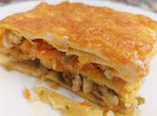 Lasaña pollo verduras