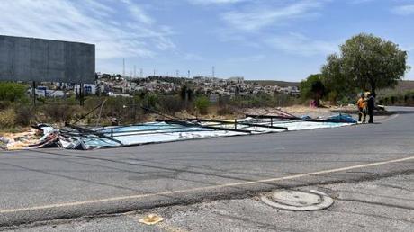 Protección Civil Municipal atendió 52 servicios por los fuertes vientos de los últimos días