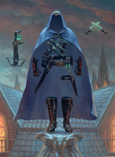 Clases de D&D y su vestuario/equipo, por Ryan Pancoast