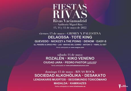 Fiestas de Rivas 2022: conciertos y entradas