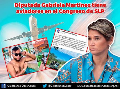 Tan corruptos como todos: Gabriela Martínez, esposa de Tecmol, tiene aviadores en el Congreso del Estado