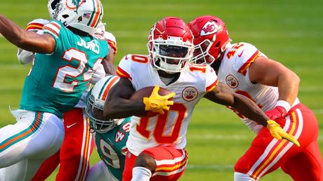 Los Dolphins adquieren a Tyreek Hill de los Chiefs WR Tyreek Hill, Kansas City Chiefs.