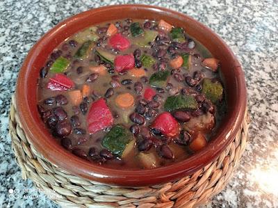 Alubias rojas con verduras