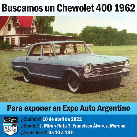 Buscando un Chevrolet 400 del año 1962 totalmente original