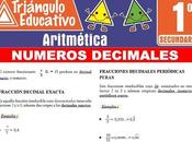 Números Decimales para Primero Secundaria