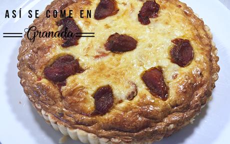 Quiche de caballa sin gluten