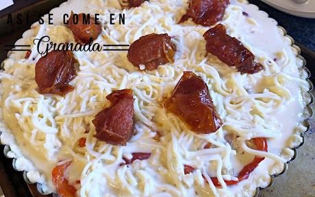 Quiche de caballa sin gluten