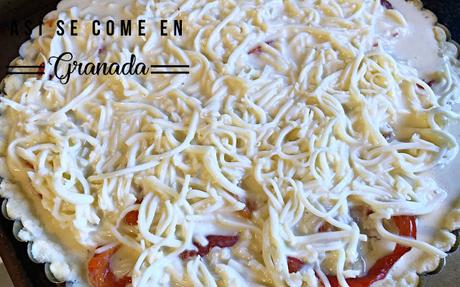 Quiche de caballa sin gluten