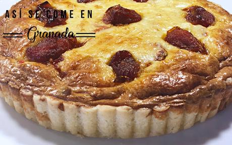 Quiche de caballa sin gluten