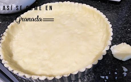 Quiche de caballa sin gluten