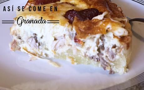 Quiche de caballa sin gluten