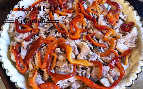 Quiche de caballa sin gluten