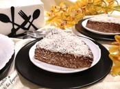 Tarta obleas ganache chocolate coco rallado