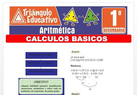 Cálculos Básicos para Primero de Secundaria Cálculos Básicos para Primero de Secundaria