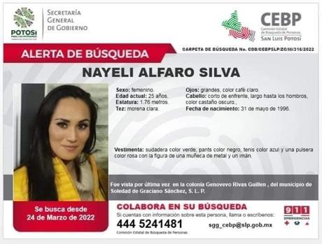 Protesta en la FGE para agilizar la búsqueda de Nayeli Alfaro