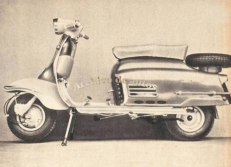 Veloneta DKW 150, una motoneta fabricada por Ernesto C. Bessone