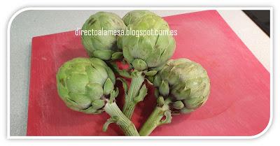 Flores de alcachofas