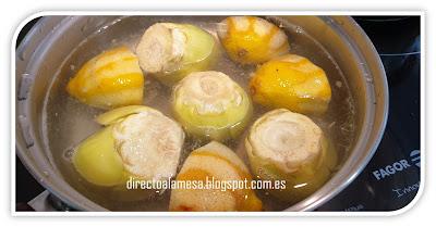 Flores de alcachofas