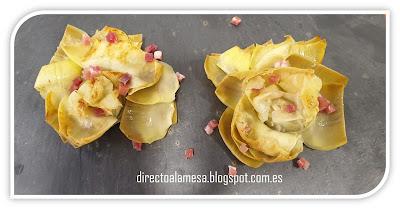 Flores de alcachofas