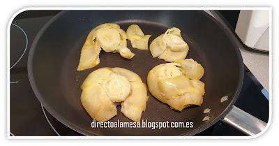 Flores de alcachofas