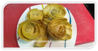 Flores de alcachofas