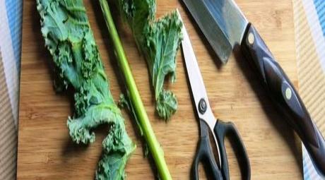 Chips de kale al horno