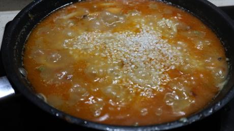 Ponemos el arroz y cocemos