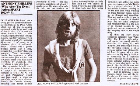 Anthony Phillips - Wise After Event (1977) Anthony Phillips - Wise After Event (1977)