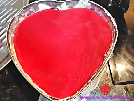 Tarta Corazón de Frambuesa Tarta Corazón de Frambuesa