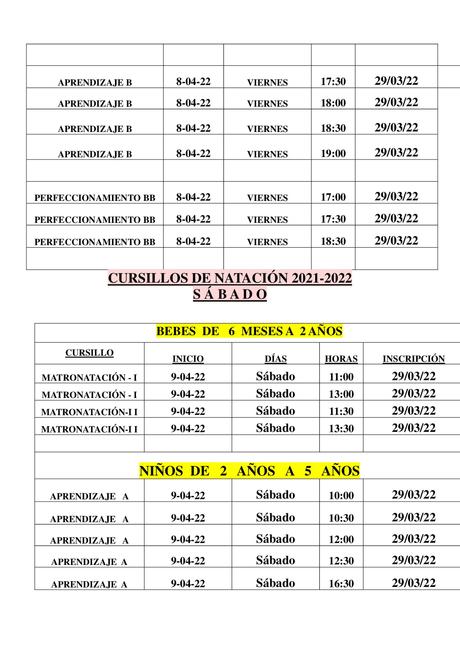 Abierto el plazo de inscripción de los Cursillos de natación para niños en Ponferrada ￼ 3