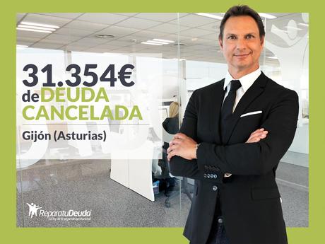 Repara tu Deuda cancela 31.354€ en Gijón (Asturias) con la Ley de la Segunda Oportunidad