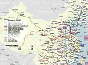 Mapa líneas ferrocarril China