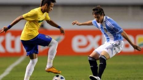 Argentina perdió, Neymar se divirtió