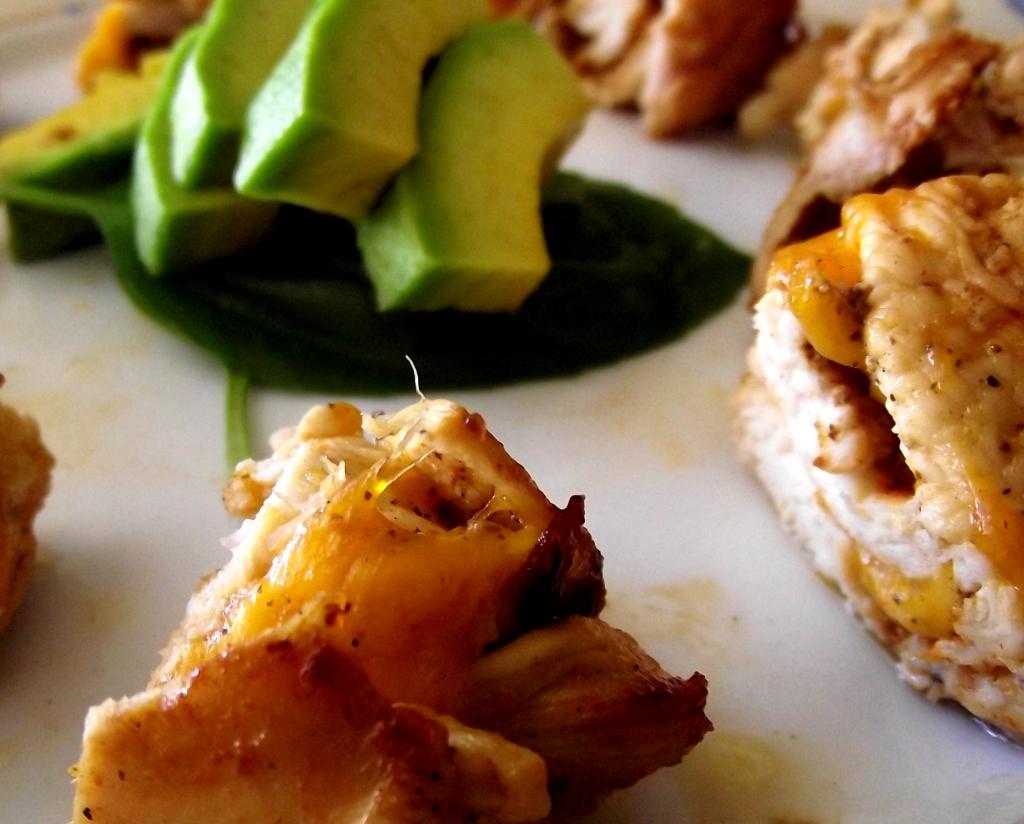 Rollitos de pechuga y cheddar