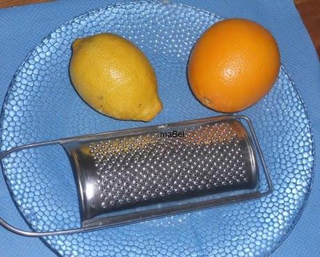Esencia de limon y naranja casera... y como rallar