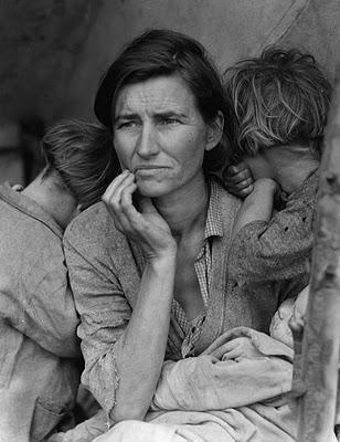 la mirada de la miseria, Dorothea Lange
