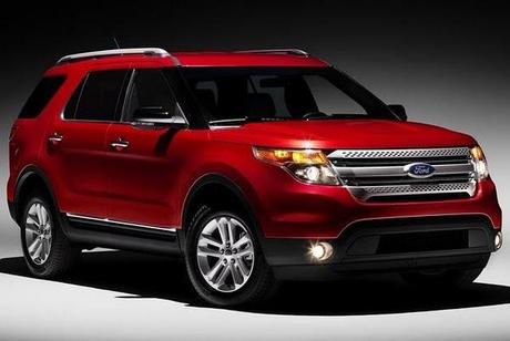 Ford Explorer a tamaño real hecho con piezas LEGO