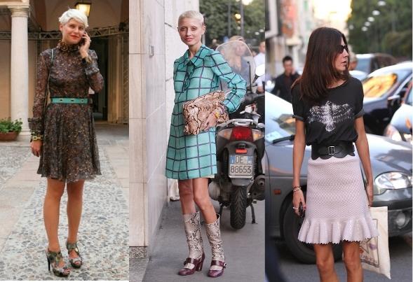 Algunos Looks vistos en Milán Algunos Looks vistos en Milán