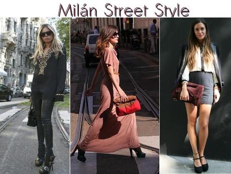 Algunos Looks vistos en Milán
