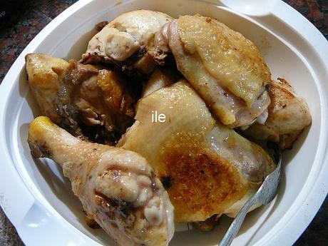 Pollo con arroz y papines andinos Pollo con arroz y papines andinos