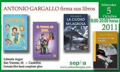 Firma de ejemplares en Argot