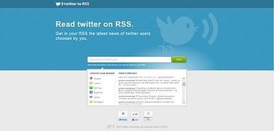 Sigue cuentas de Twitter en tu lector de feeds con Twitter to RSS