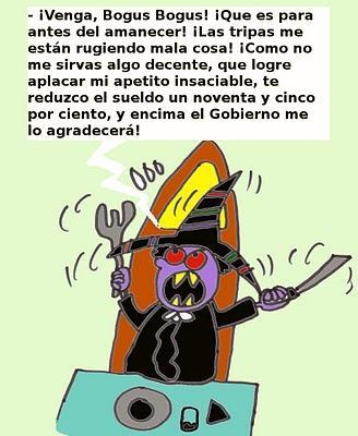 Mi cocinero Bogus Bogus vilmente enamorado.