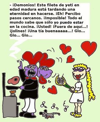 Mi cocinero Bogus Bogus vilmente enamorado.