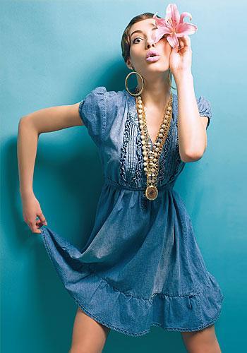 Adorado y amado jean con toque años '20