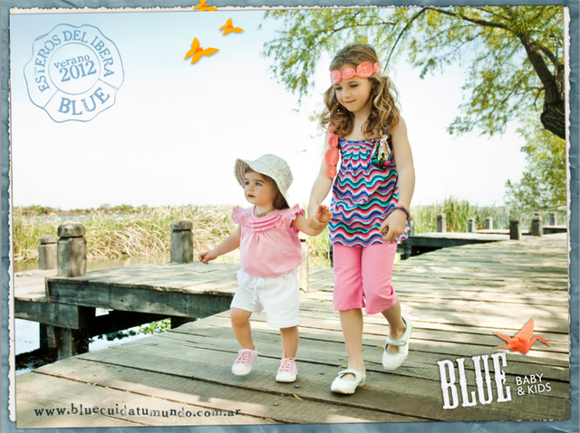Lanzamiento BLUE baby&kids; Colección Verano 2012 en Esteros del Iberá - Campaña 